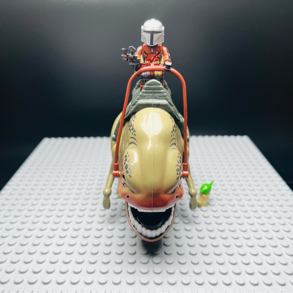 Star Wars Mandalorian, Blurrg & Grogu, Custom Minifigures - Picture 3 of 5